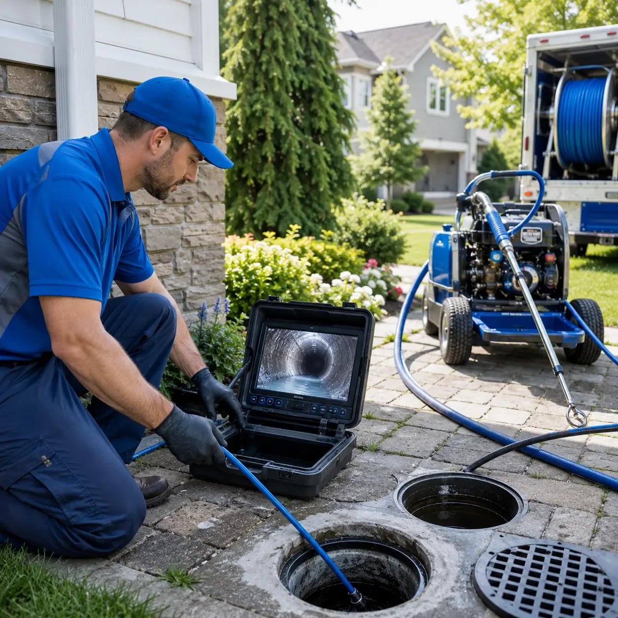Outdoor drain cleaning professionals serving Sinton, TX