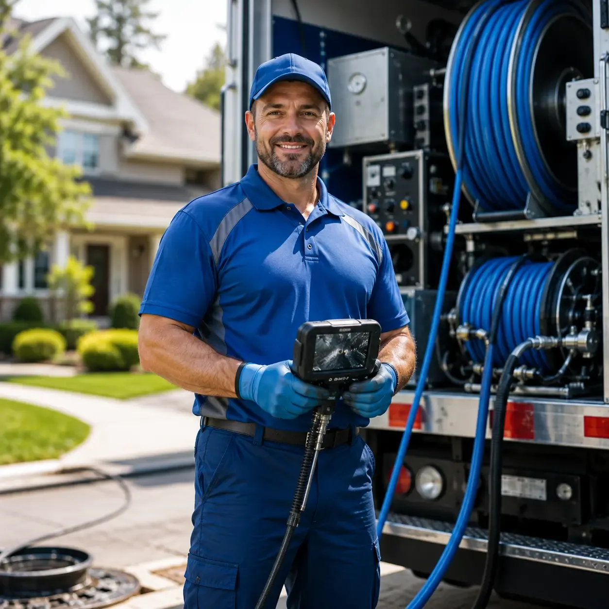 Local outdoor drain cleaning specialists in Sinton, TX